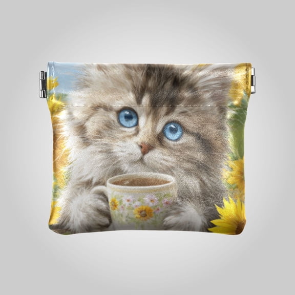 PU leather Coin Purses & Pouches Small Wallet Comfortable and Elegant Puppet