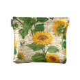 thumbnail image 1 of PU leather Coin Purses & Pouches Small Wallet Retro-chic Sunflowers, 1 of 7