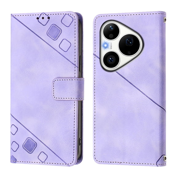PU leather Huawei P90 Pro Wallet Case, Flip Phone Cover with Card Holder, Kickstand, Magnetic Closure.S05