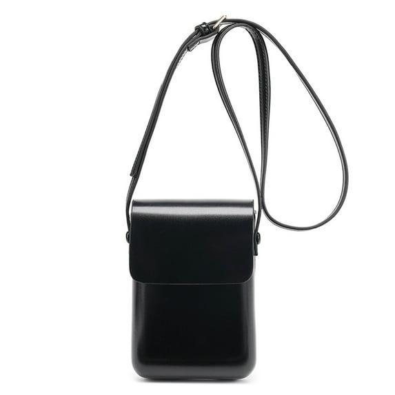 PU mobile phone bag women's slung bag new Joker vertical shoulder bag small satchel