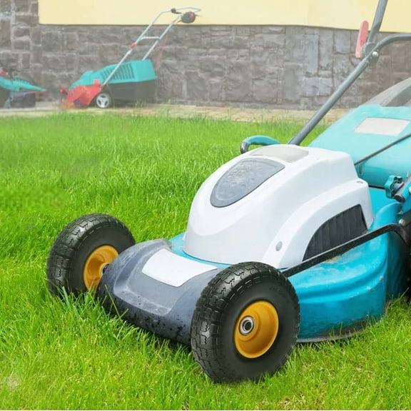 PU tire wheels, tubeless tires and wheels, with excellent grip, easy to install, suitable for strollers, trailers, multi-purpose strollers, lawn mowers, etc.