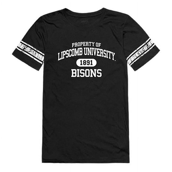 PU3 Women Property T-Shirt, Black & White - Extra Large