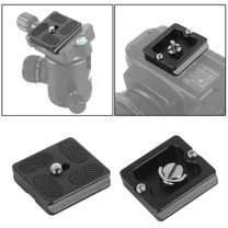 PU40 40x40mm Adjustable Quick Release Plate for Arca Type Ballhead Tripod