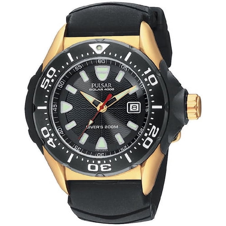 PUA120 Men's Tech Gear Oversized Dive Watch - Walmart.com