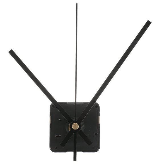 HONMEET Silent Quartz Clock Movement Wall Clock Repair Kit with Black Plastic Parts for Accurate Timekeeping