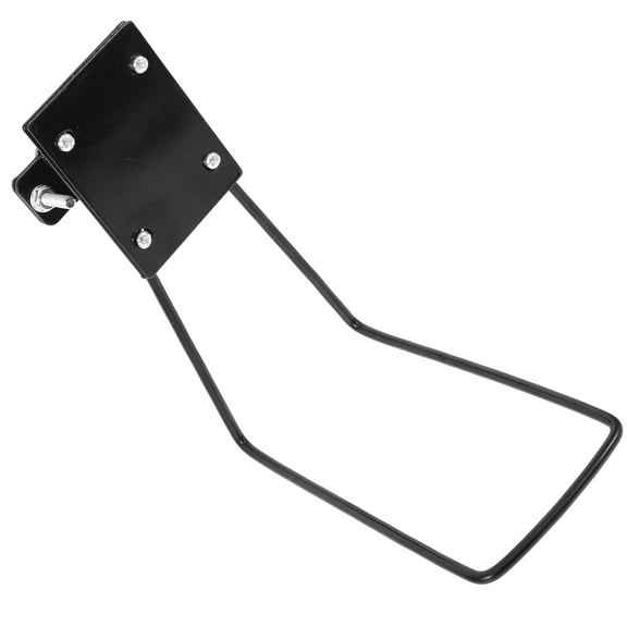 HONMEET Black Stainless Steel Front Bike Basket Bracket, Storage Rack Accessory with Easy Installation