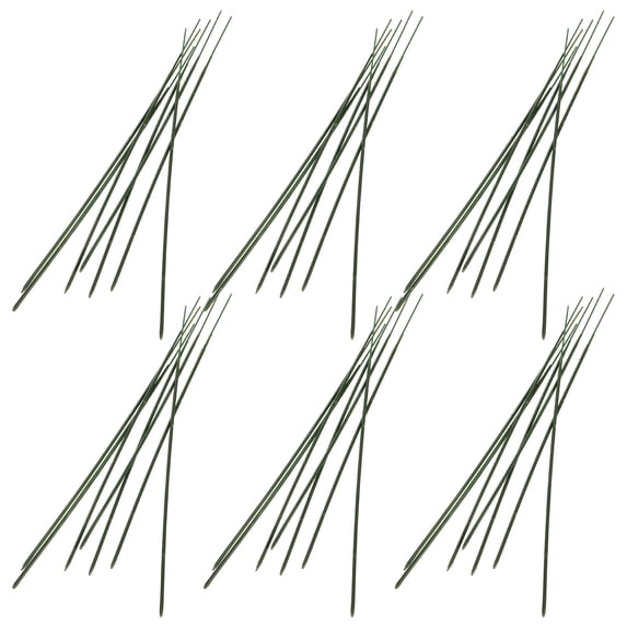 HONMEET Artificial Green Stem Plastic Stems for Floral Crafts and Home Decoration 100 Pieces