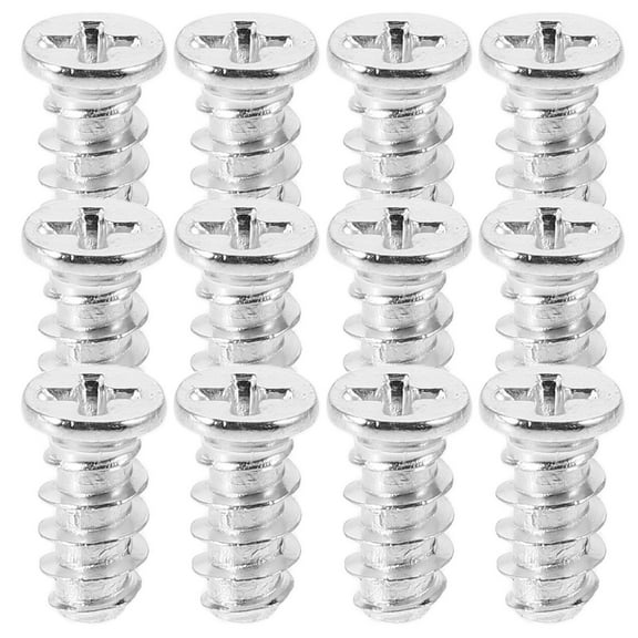 12pcs Stainless Steel License Plate Screws Bolts Fasteners for Furniture Fixing, Cabinet Hardware, Wood Shelf Support,