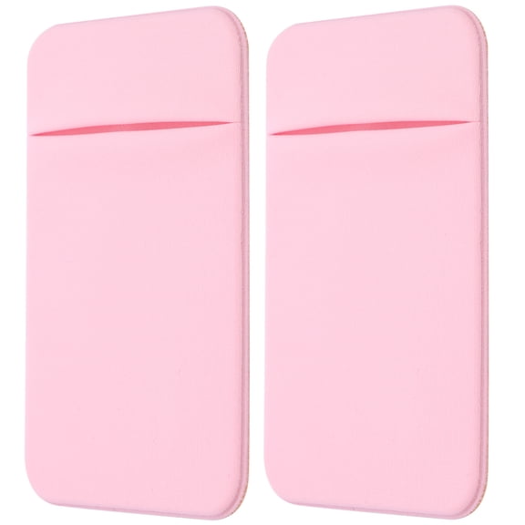 HONMEET Fabric Card Sleeve for Phone Cellphone Pocket, 2-Pack Protective Wallet Case