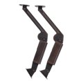 thumbnail image 1 of HONMEET Heavy Duty Cabinet Lid Support Hinges, Dark Brown Furniture Hardware, 2 Pieces for Chest and Cabinet Doors, 1 of 8