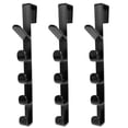 thumbnail image 1 of HONMEET Over Door Hooks 3 Pieces ABS Plastic Hooks for Office and Home Use, Easy to Install, Strong and Lightweight, 1 of 8