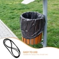 thumbnail image 1 of HONMEET Black Elastic Garbage Can Bands, for Various Sizes, and Reusable Trash Can Holder, 1 of 8