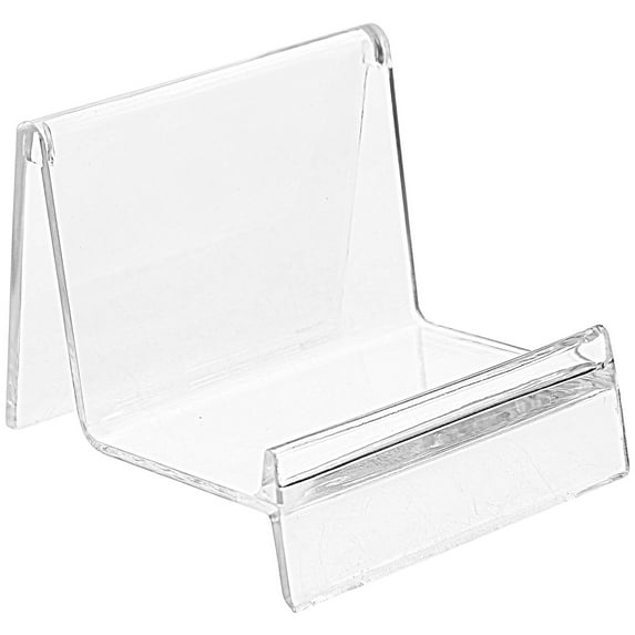 HONMEET Transparent PC Desktop Wallet Rack Display Stand Organizer for Wallets 5pcs Set
