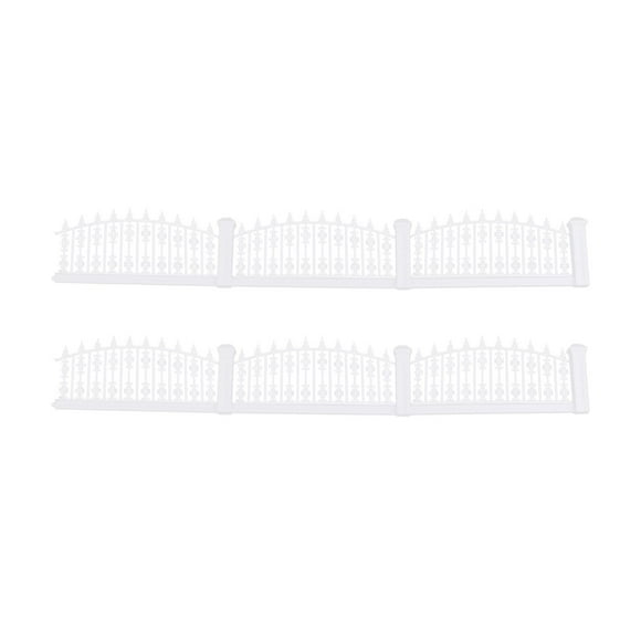 PUBERT Miniature Fence Long Picket Fence Decorative Fence for Miniature Garden Bonsai Terrarium Ornaments 1M