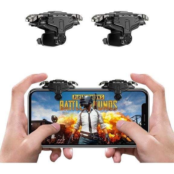 for PUBG Mobile Game Controller Trigger, Upgrade Version Trigger Double Sensitive Aim & Shoot Keys Buttons Rules of Survival/PUBG Triggers All Smartphone-