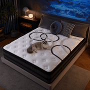 GREOO Queen Mattress 12" Hybrid Mattress in a Box Gel Memory Foam and Pocket Springs with Motion Isolation, Medium Firm, Pressure Relief, CertiPUR-US  Certified Inner Foam