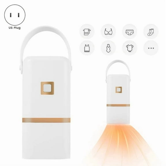 PUCACHI Portable Clothes Dryer, Mini Portable Dryer for Clothes with Dry Bag, Lightweight & Easy to Use for Underwear and Light Garments, for Travel, Apartment, Dorm, RV