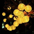 thumbnail image 1 of PUCACHI Solar Lantern String Lights, 19.7ft 30LED Waterproof Garden Lanterns for Christmas, Garden, Home, Yard, 1 of 8