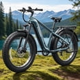 thumbnail image 1 of PUCKIPUPPY Electric Bike for Adults 28mph Top Speed 60Miles Max Range 960W Peak 26" Fat Tire Electric Mountain Bike 48V 15AH Removable Battery Ebike 7 Speed off Road E Bike, Comply with UL2849 By SGS, 1 of 10