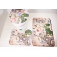 thumbnail image 1 of PUDMAD 3 Piece Bathroom Rugs Set Bath Rug Contour Mat and Toilet Lid Cover, 1 of 2