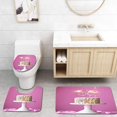 thumbnail image 1 of PUDMAD 30th Birthday Cake 3 Piece Bathroom Rugs Set Bath Rug Contour Mat and Toilet Lid Cover, 1 of 2