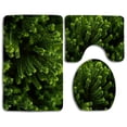 thumbnail image 1 of PUDMAD All 3 Piece Bathroom Rugs Set Bath Rug Contour Mat and Toilet Lid Cover, 1 of 2