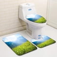 thumbnail image 1 of PUDMAD Alpine Meadow 3 Piece Bathroom Rugs Set Bath Rug Contour Mat and Toilet Lid Cover, 1 of 2