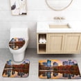 thumbnail image 1 of PUDMAD Atlanta Georgia Autumn 3 Piece Bathroom Rugs Set Bath Rug Contour Mat and Toilet Lid Cover, 1 of 2