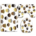 thumbnail image 1 of PUDMAD Autumn Surface 3 Piece Bathroom Rugs Set Bath Rug Contour Mat and Toilet Lid Cover, 1 of 2