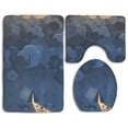 thumbnail image 1 of PUDMAD Away From City 3 Piece Bathroom Rugs Set Bath Rug Contour Mat and Toilet Lid Cover, 1 of 2
