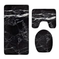 thumbnail image 1 of PUDMAD Beach Sunrise 3 Piece Bathroom Rugs Set Bath Rug Contour Mat and Toilet Lid Cover, 1 of 2