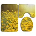 thumbnail image 1 of PUDMAD Beautiful Chrysanthemum Morifolium Ramat Sun Light Lans Flare Macro Extremely Shallow 3 Piece Bathroom Rugs Set Bath Rug Contour Mat and Toilet Lid Cover, 1 of 2