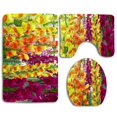 thumbnail image 1 of PUDMAD Beautiful Snapdragons 3 Piece Bathroom Rugs Set Bath Rug Contour Mat and Toilet Lid Cover, 1 of 2