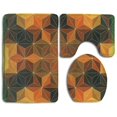 thumbnail image 1 of PUDMAD Beautiful White Swan 3 Piece Bathroom Rugs Set Bath Rug Contour Mat and Toilet Lid Cover, 1 of 2