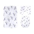 thumbnail image 1 of PUDMAD Beautiful and Beautiful Seagull 3 Piece Bathroom Rugs Set Bath Rug Contour Mat and Toilet Lid Cover, 1 of 2