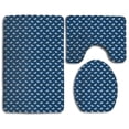 thumbnail image 1 of PUDMAD Boston Terrier Pet Art Dog 3 Piece Bathroom Rugs Set Bath Rug Contour Mat and Toilet Lid Cover, 1 of 2