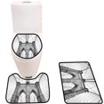 thumbnail image 1 of PUDMAD Brooklyn Bridge New York City Architectural Detail in Timeless in 3 Piece Bathroom Rugs Set Bath Rug Contour Mat and Toilet Lid Cover, 1 of 2