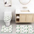 thumbnail image 1 of PUDMAD Cactus Hot South Desert Plant Cactus Camel Modern Colored 3 Piece Bathroom Rugs Set Bath Rug Contour Mat and Toilet Lid Cover, 1 of 2
