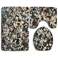 thumbnail image 1 of PUDMAD Camo 3 Piece Bathroom Rugs Set Bath Rug Contour Mat and Toilet Lid Cover, 1 of 2
