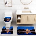 thumbnail image 1 of PUDMAD Capitol Building Reflections Washingtom DC USA 3 Piece Bathroom Rugs Set Bath Rug Contour Mat and Toilet Lid Cover, 1 of 2