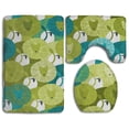 thumbnail image 1 of PUDMAD Cartoon Lion 3 Piece Bathroom Rugs Set Bath Rug Contour Mat and Toilet Lid Cover, 1 of 2