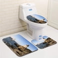 thumbnail image 1 of PUDMAD Castle Hill house Newport Rhode Island 3 Piece Bathroom Rugs Set Bath Rug Contour Mat and Toilet Lid Cover, 1 of 2