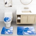 thumbnail image 1 of PUDMAD Chrome Arrow Aspire to Sky 3 Piece Bathroom Rugs Set Bath Rug Contour Mat and Toilet Lid Cover, 1 of 2