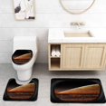 thumbnail image 1 of PUDMAD City at Night Big Planet 3 Piece Bathroom Rugs Set Bath Rug Contour Mat and Toilet Lid Cover, 1 of 2