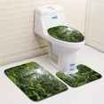 thumbnail image 1 of PUDMAD Cloud Forest in Costa Rica 3 Piece Bathroom Rugs Set Bath Rug Contour Mat and Toilet Lid Cover, 1 of 2