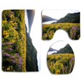 thumbnail image 1 of PUDMAD Columbia River at Tom Macall Preserve Oregon 3 Piece Bathroom Rugs Set Bath Rug Contour Mat and Toilet Lid Cover, 1 of 2
