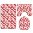 thumbnail image 1 of PUDMAD Cool Sea Turtle 3 Piece Bathroom Rugs Set Bath Rug Contour Mat and Toilet Lid Cover, 1 of 2