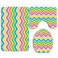 thumbnail image 1 of PUDMAD Cool Summer Beach 3 Piece Bathroom Rugs Set Bath Rug Contour Mat and Toilet Lid Cover, 1 of 2