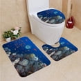 thumbnail image 1 of PUDMAD Coral Reef Soft Hard Corals 3 Piece Bathroom Rugs Set Bath Rug Contour Mat and Toilet Lid Cover, 1 of 2