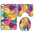 thumbnail image 1 of PUDMAD Cute Cactus 3 Piece Bathroom Rugs Set Bath Rug Contour Mat and Toilet Lid Cover, 1 of 2